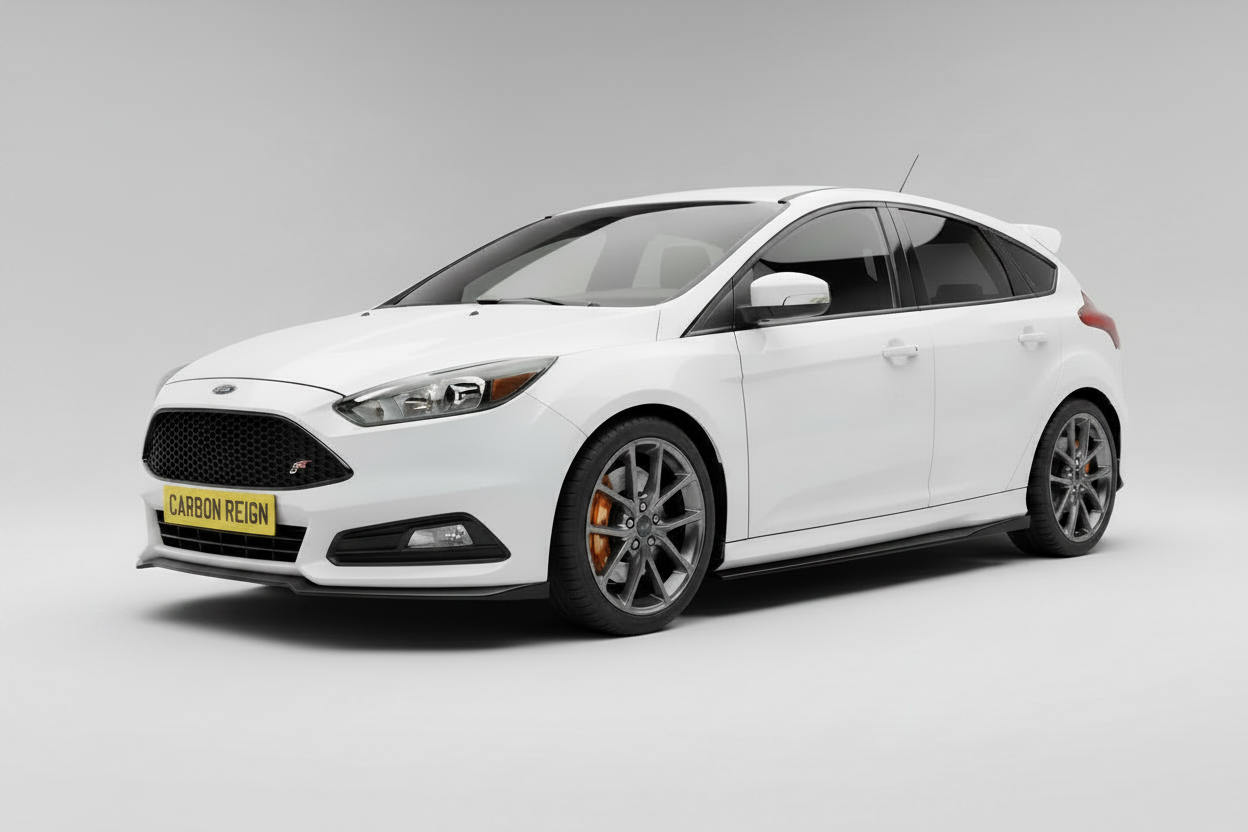 Ford Focus Gloss Black Side Skirts