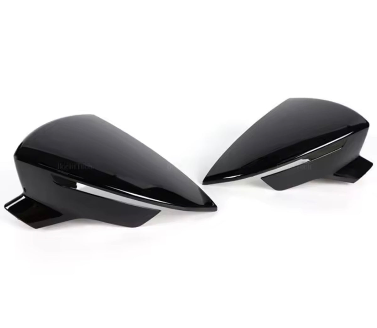 Seat Gloss Black Mirror Caps | Carbon Reign