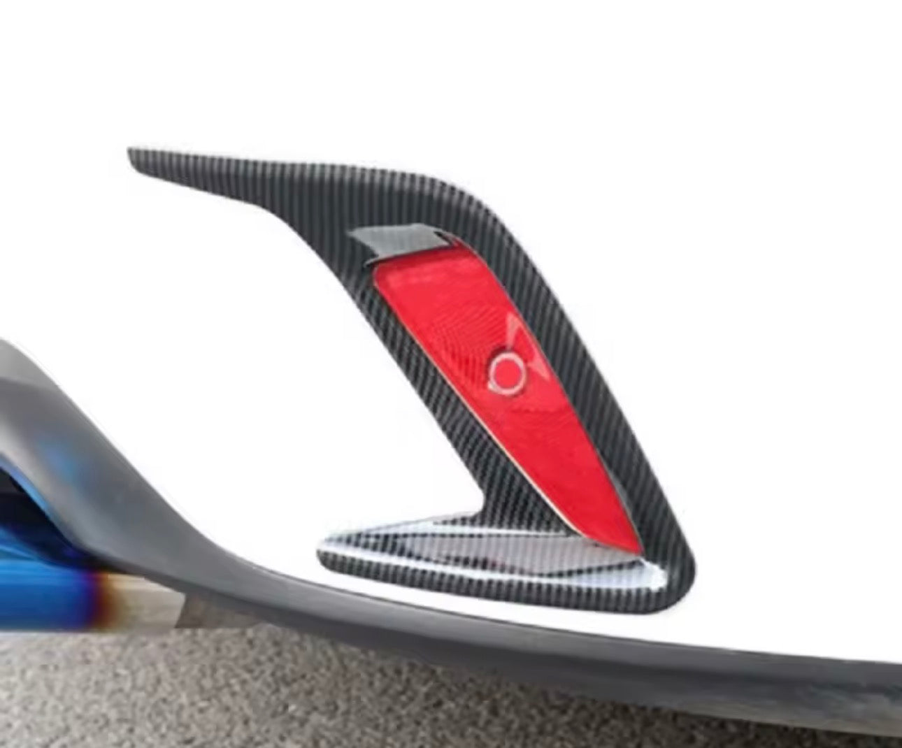 Ford Focus Carbon Fiber Rear Fog Light Frame