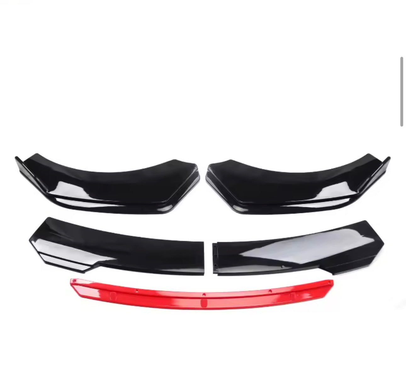 Jaguar E Pace Gloss Black Front Splitter