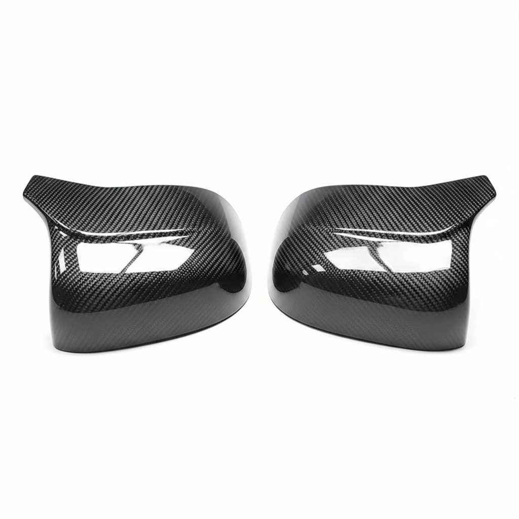 Jaguar XE Carbon Fiber Mirror Caps