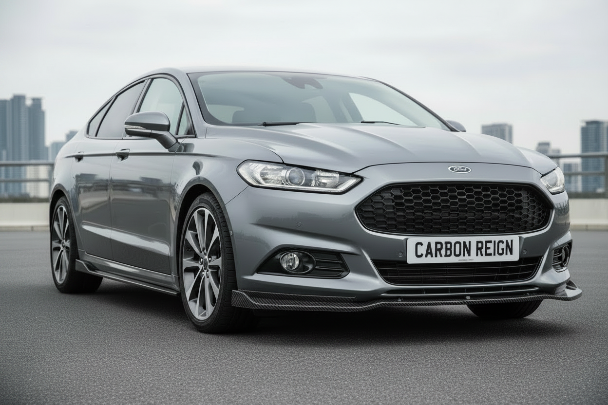 Ford Mondeo Carbon Fiber Front Lip Splitter