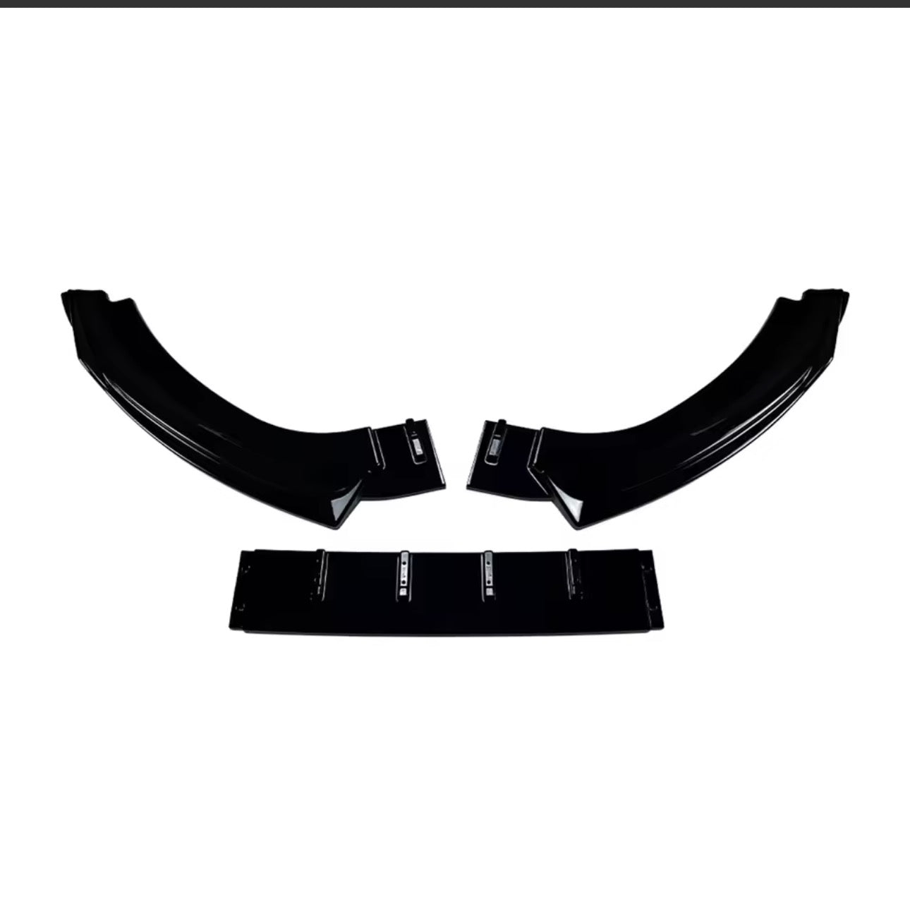 Ford Fiesta 2017+ Gloss Black Front Lip Splitter