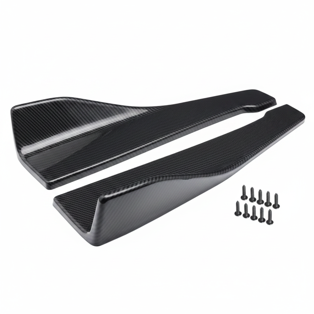 Jaguar Carbon Fiber Side Skirts Protector Trims