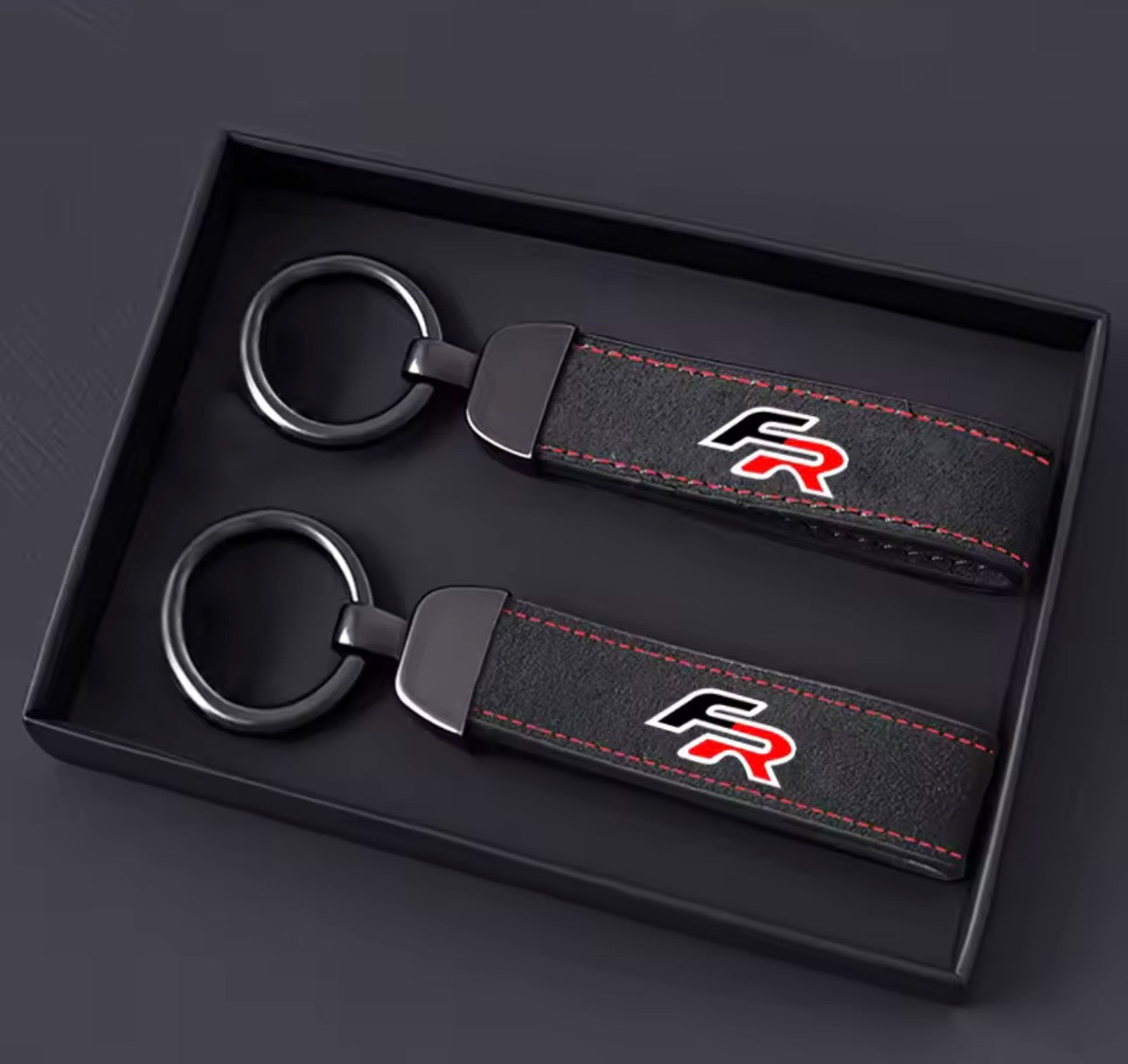SEAT FR Logo Suede Key Ring