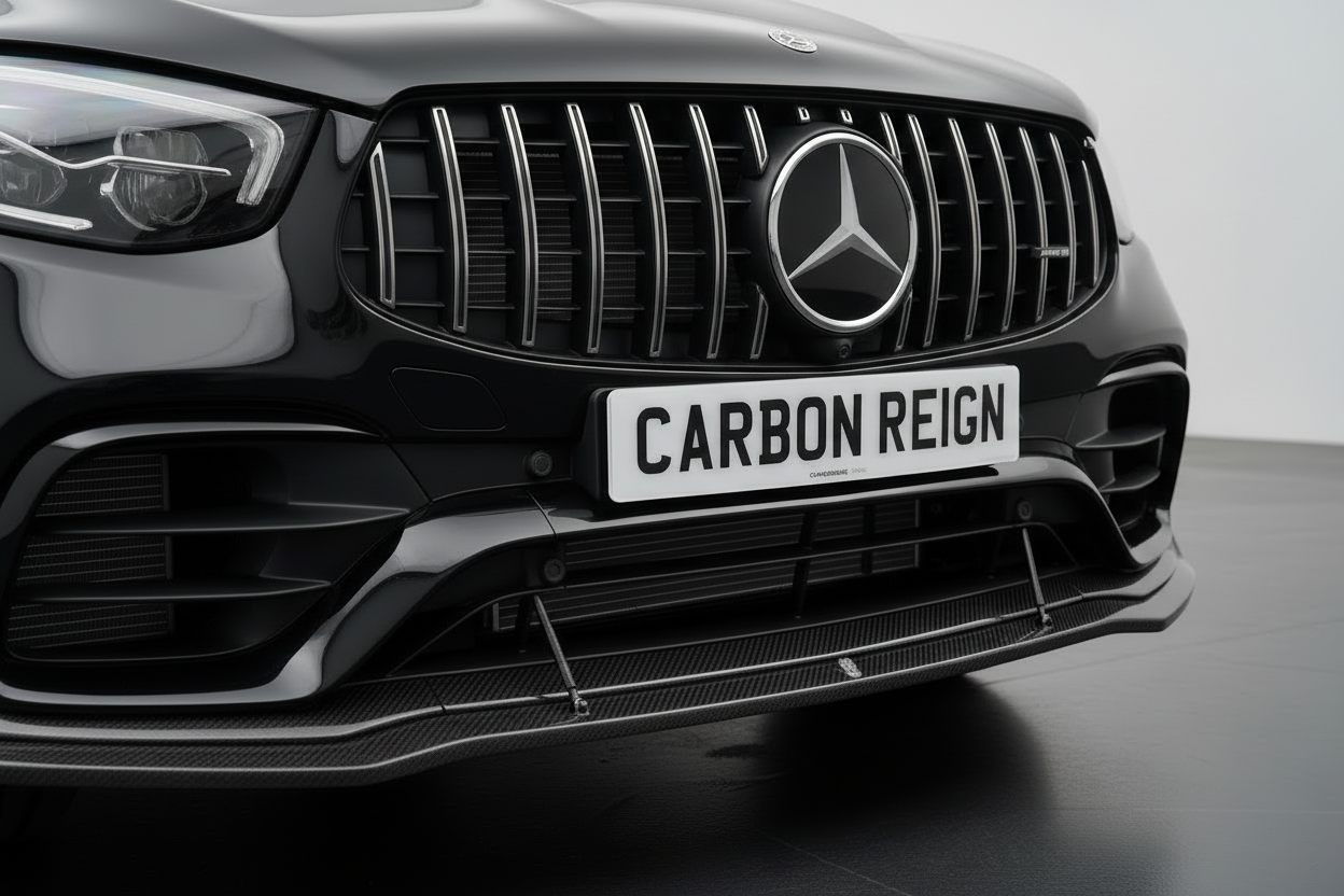 Mercedes GLC Carbon Fiber Front Lip Splitter