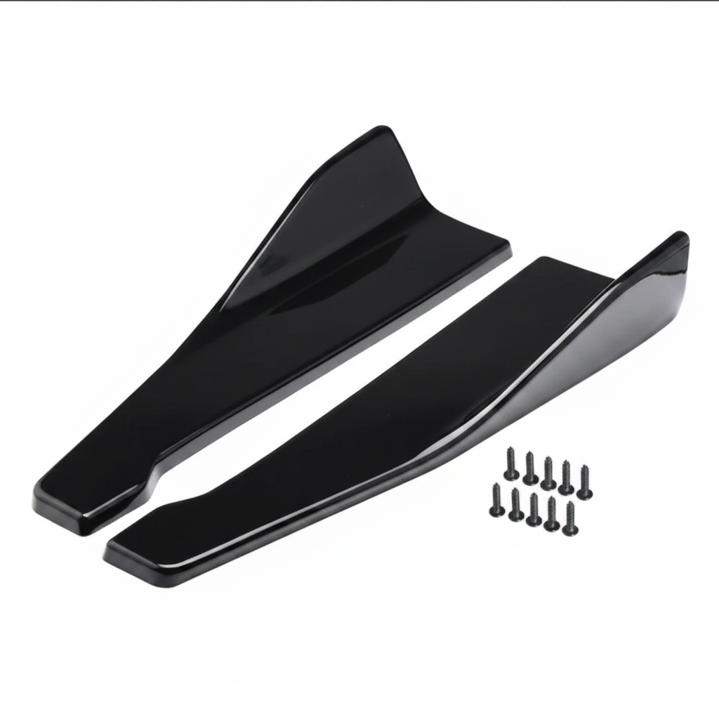 Kia Stinger Gloss Black Rear Bumper Splitter