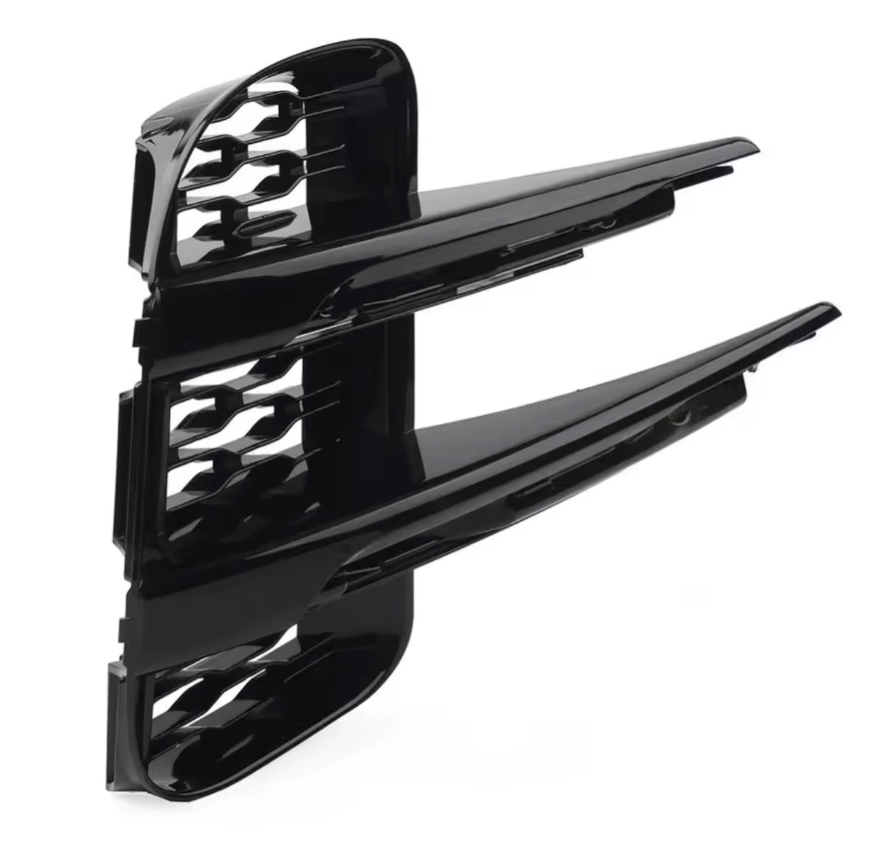 Range Rover Evoque Front Bumper Grill in gloss black finish, enhancing vehicle style and durability.