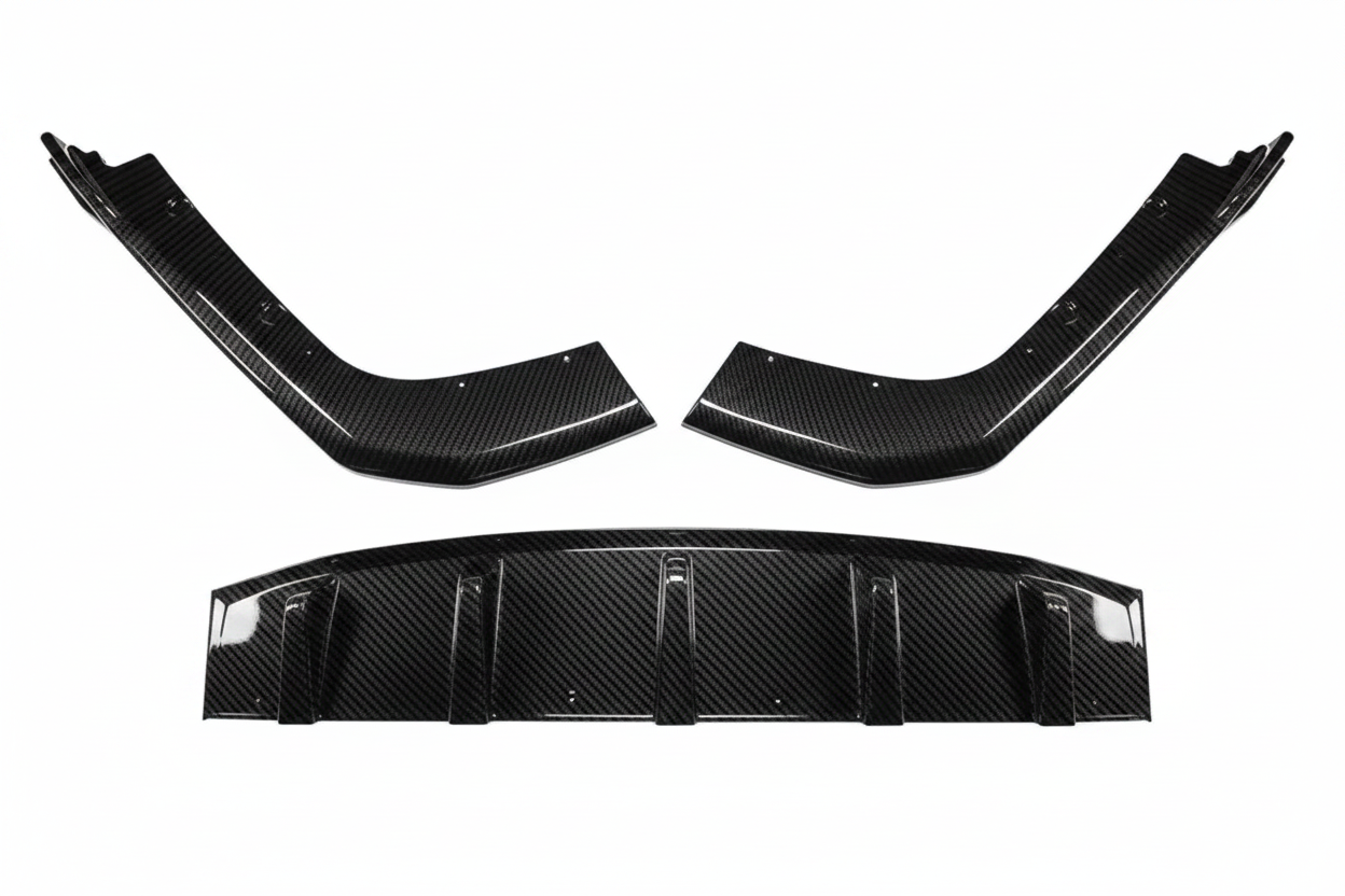 Kia Stinger Carbon Fiber Diffuser Rear Posterior Lip
