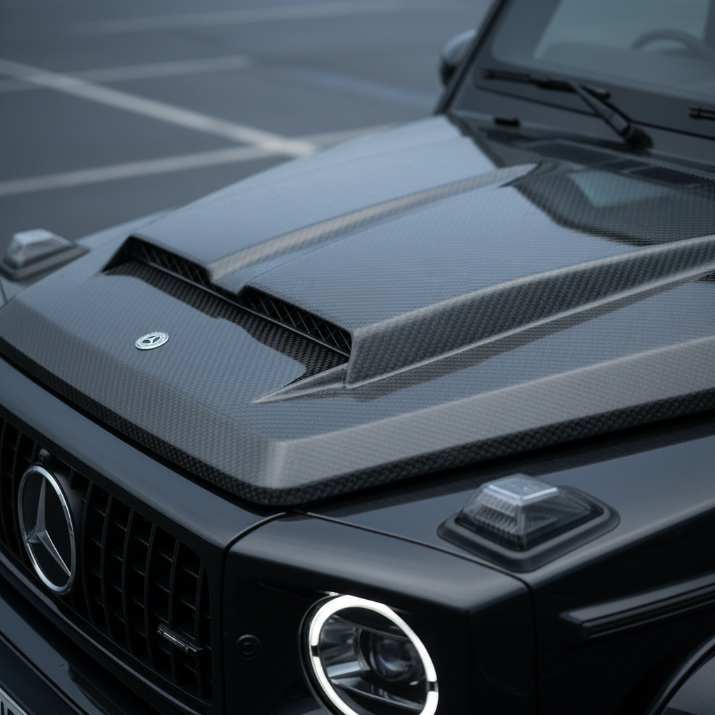 Mercedes Benz G Class W464 W463 G500 G550 G63 Carbon Fiber Hood Engine Cover