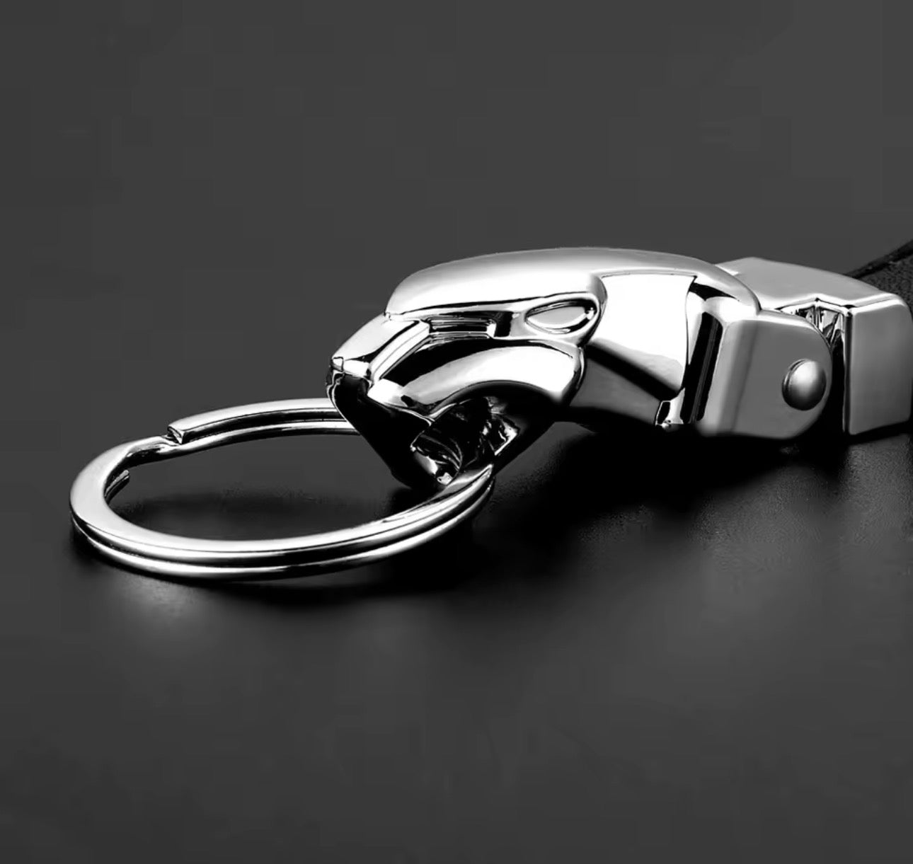 Jaguar Head Key Chain