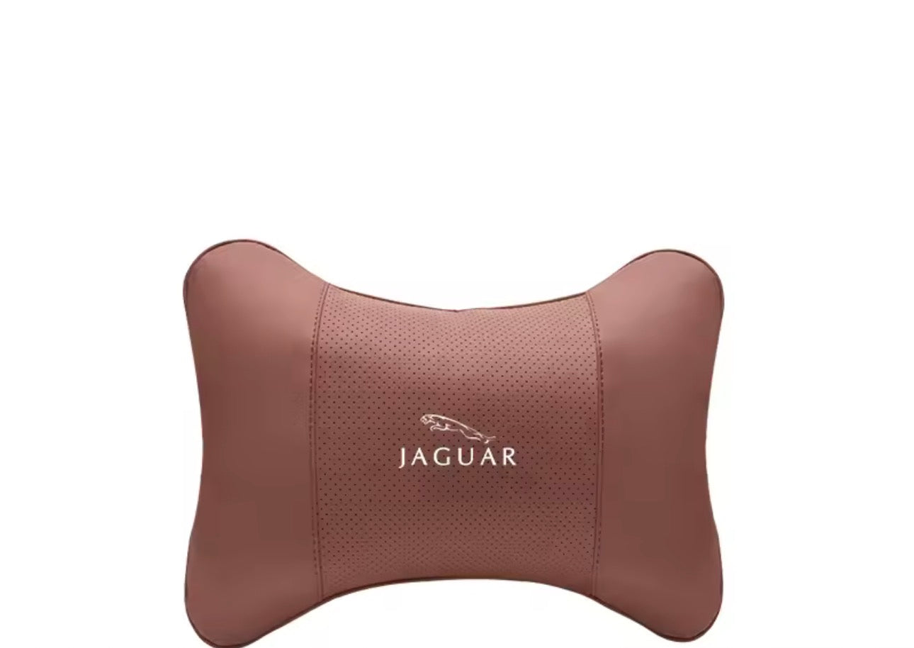 Jaguar Headrest Pillow and Back Support Cushion