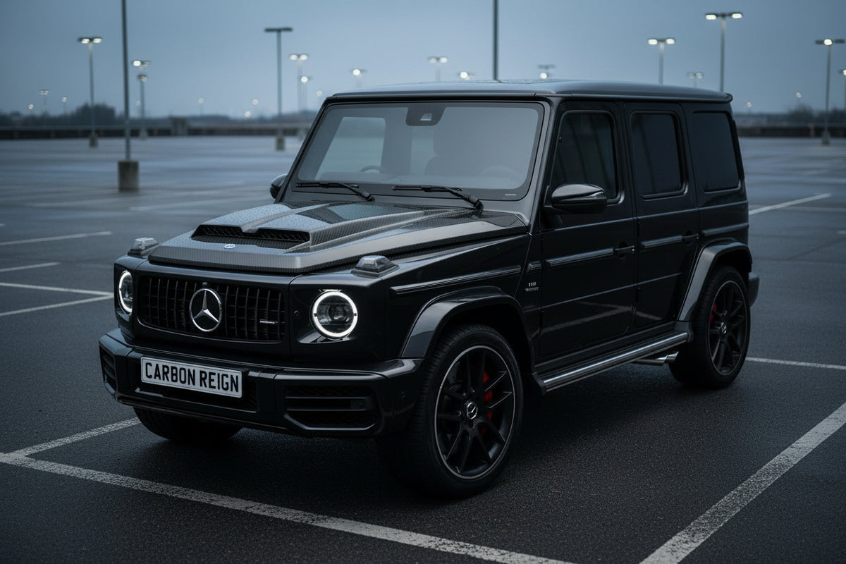 Mercedes Benz G Class W464 W463 G500 G550 G63 Carbon Fiber Hood Engine Cover