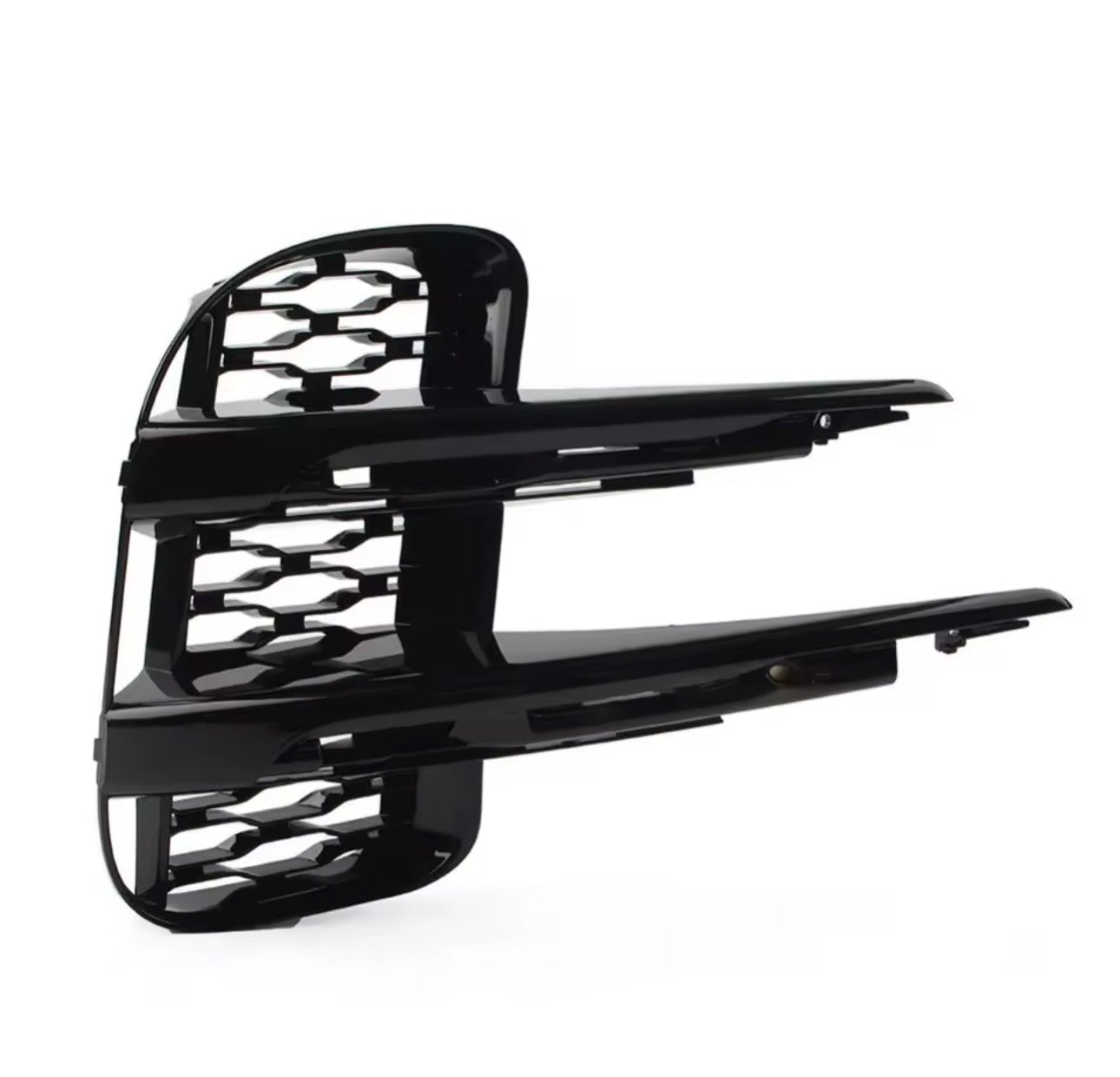 Range Rover Evoque Front Bumper Grill in gloss black finish, enhancing vehicle style and durability.