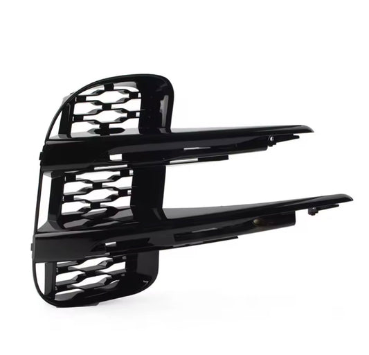 Range Rover Evoque Front Bumper Grill in gloss black finish, enhancing vehicle style and durability.