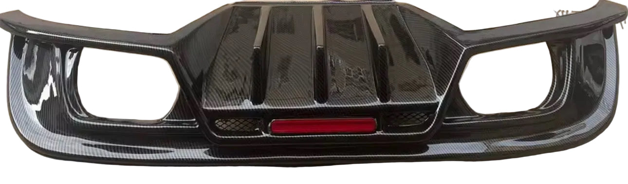 Jaguar XE Carbon Fiber Rear Dual Exhaust Diffuser