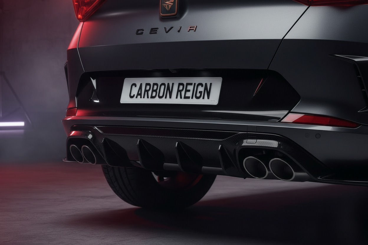 Seat Formentor Gloss Black Rear Diffuser