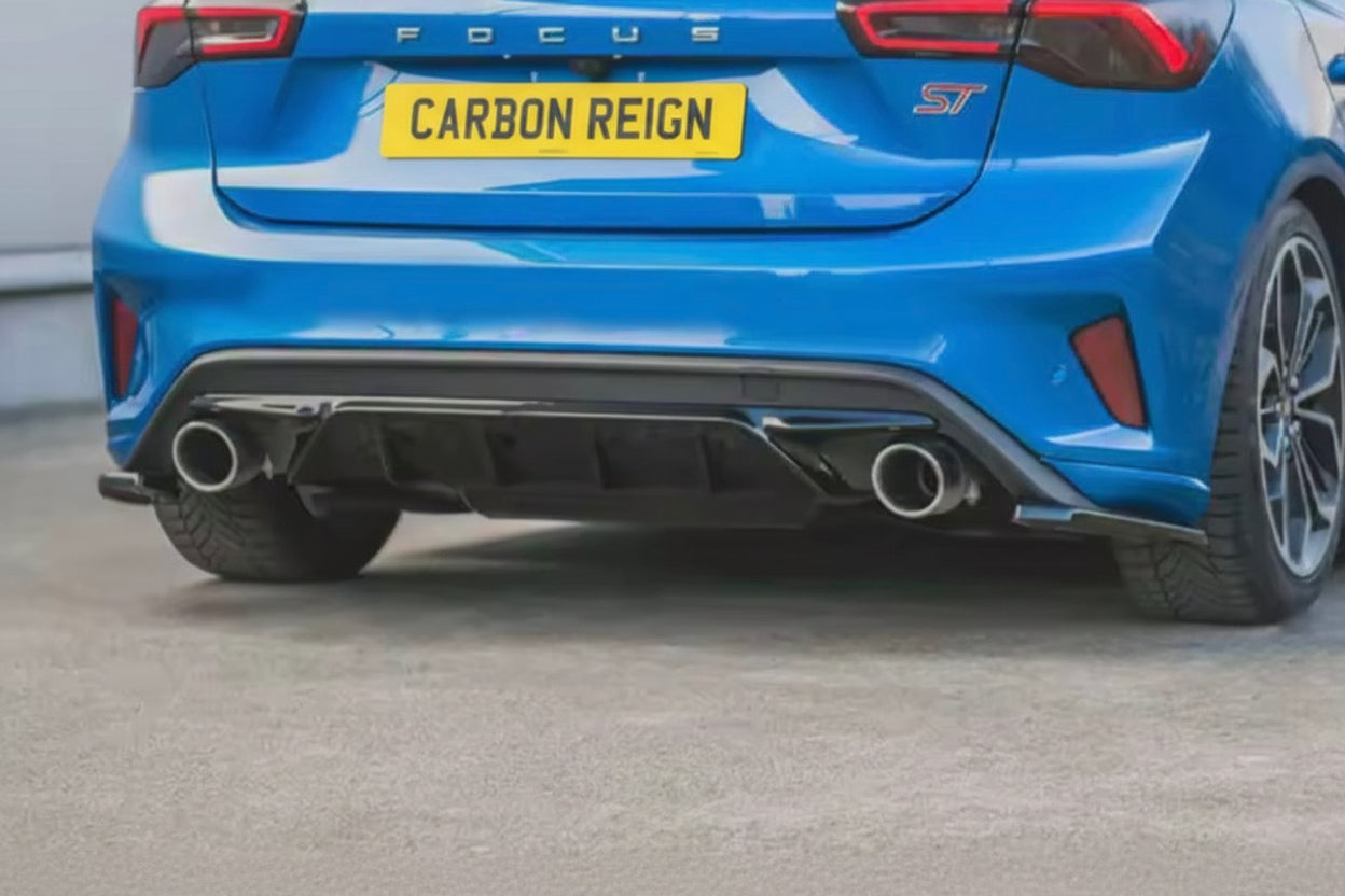 Ford Focus Gloss Black Maxton Style Rear Diffuser