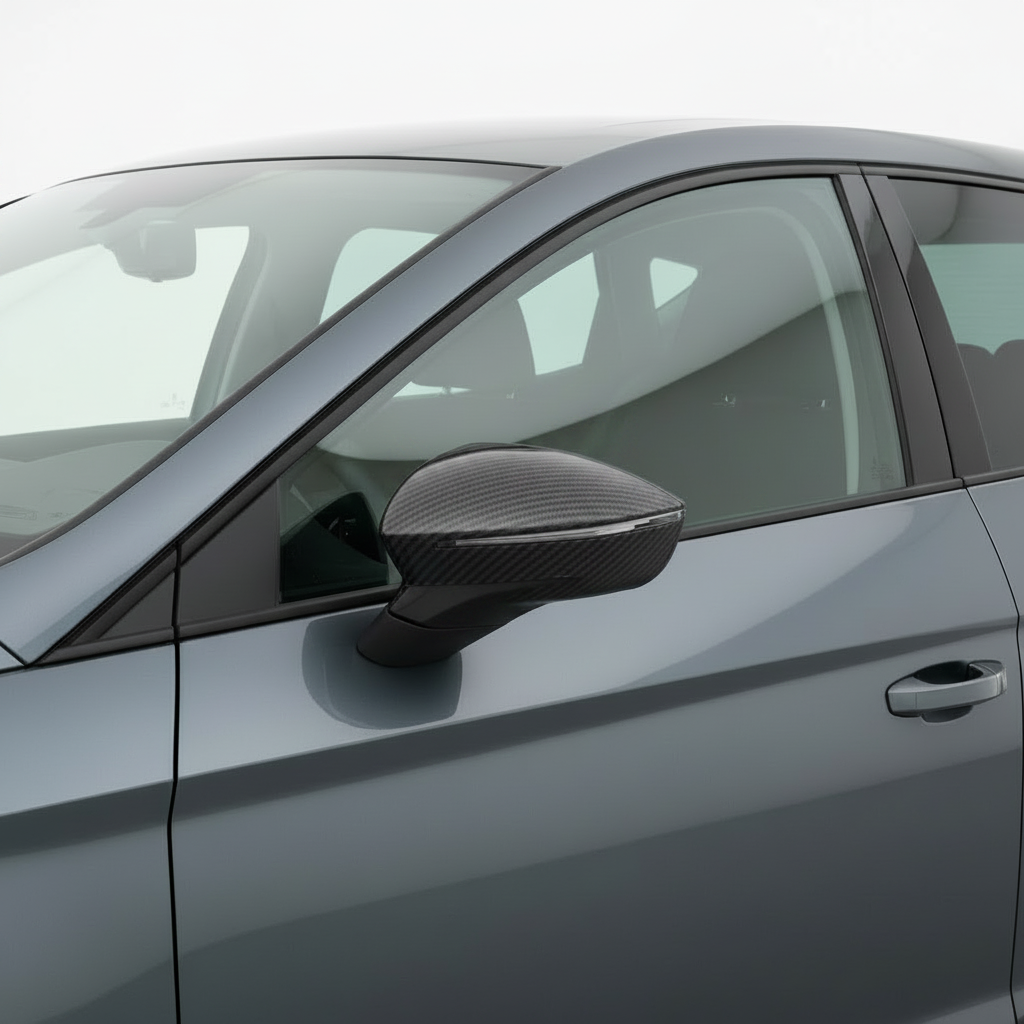 Seat Carbon Fiber Mirror Caps