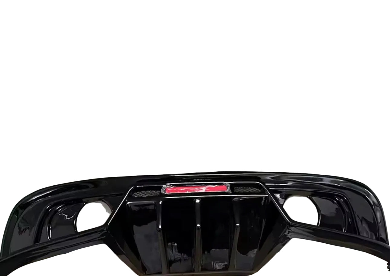 Jaguar XE Gloss Black Rear Dual Exhaust Diffuser