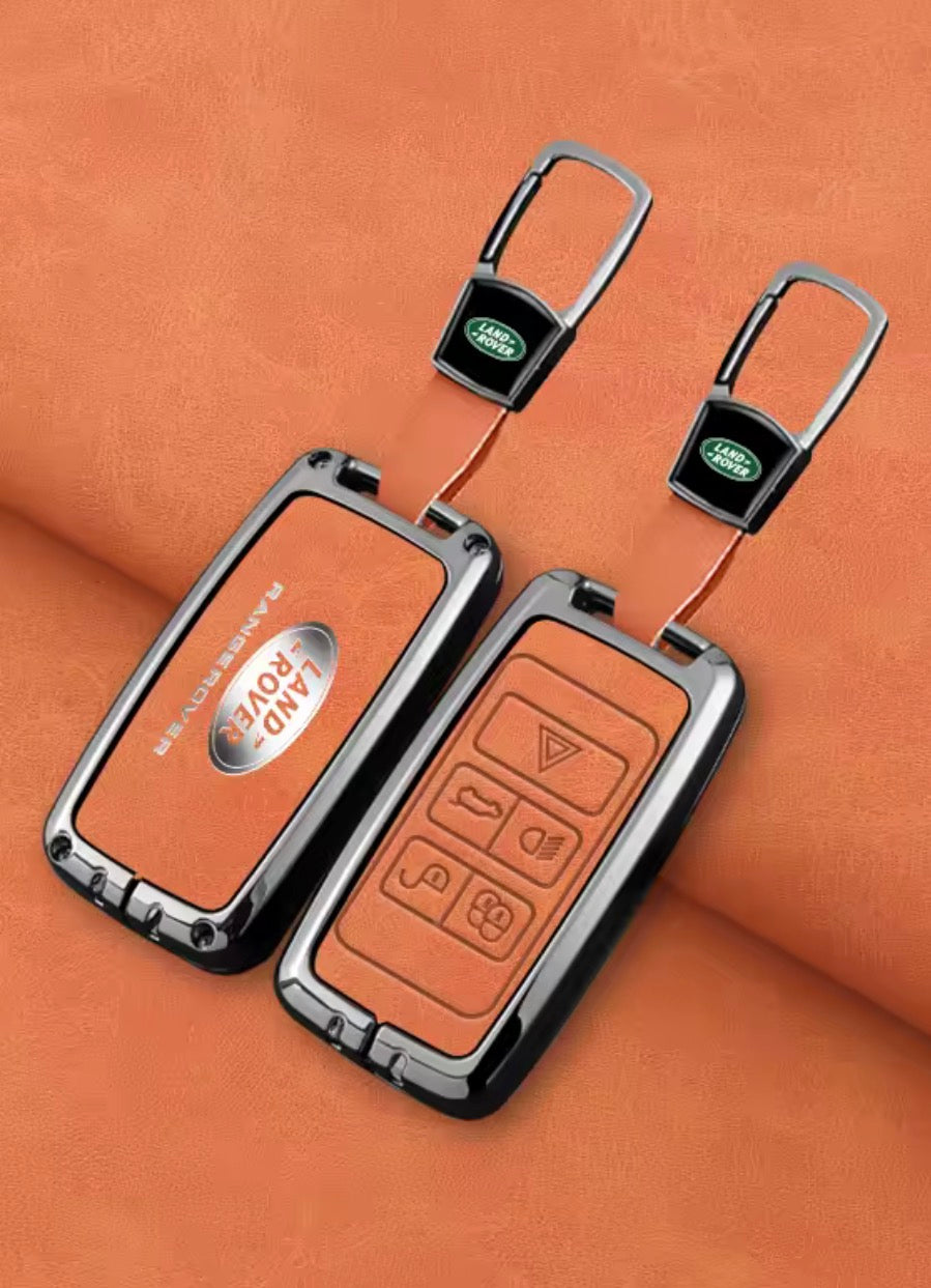 Land Rover Alloy Zinc Leather Key Cover