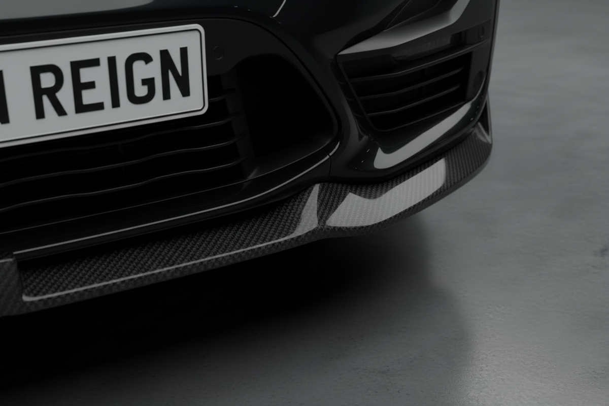 BMW X1 Carbon Fiber Front Bumper Splitter Lip