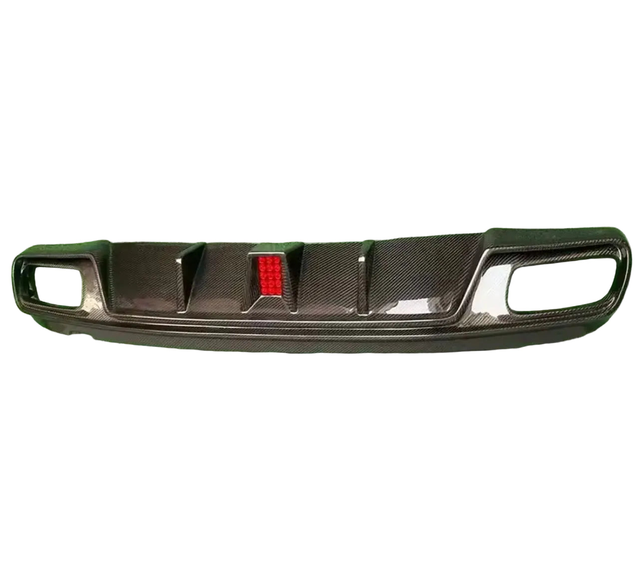 Mercedes GLA Carbon Fiber Rear Diffuser with LED Light
