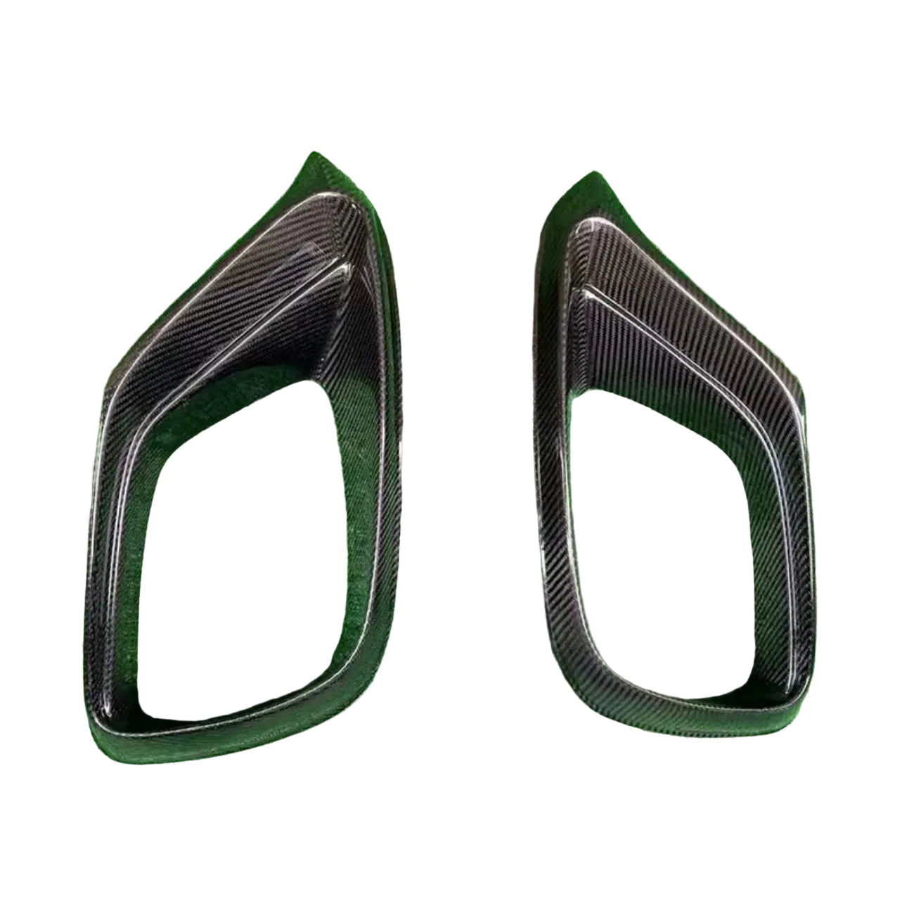 Mercedes E Class Carbon Fiber Fog Lamp Grill Covers