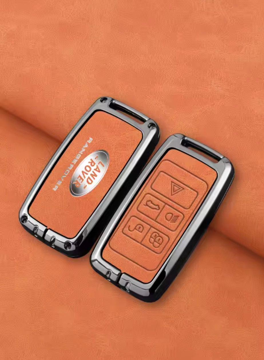 Land Rover Alloy Zinc Leather Key Cover