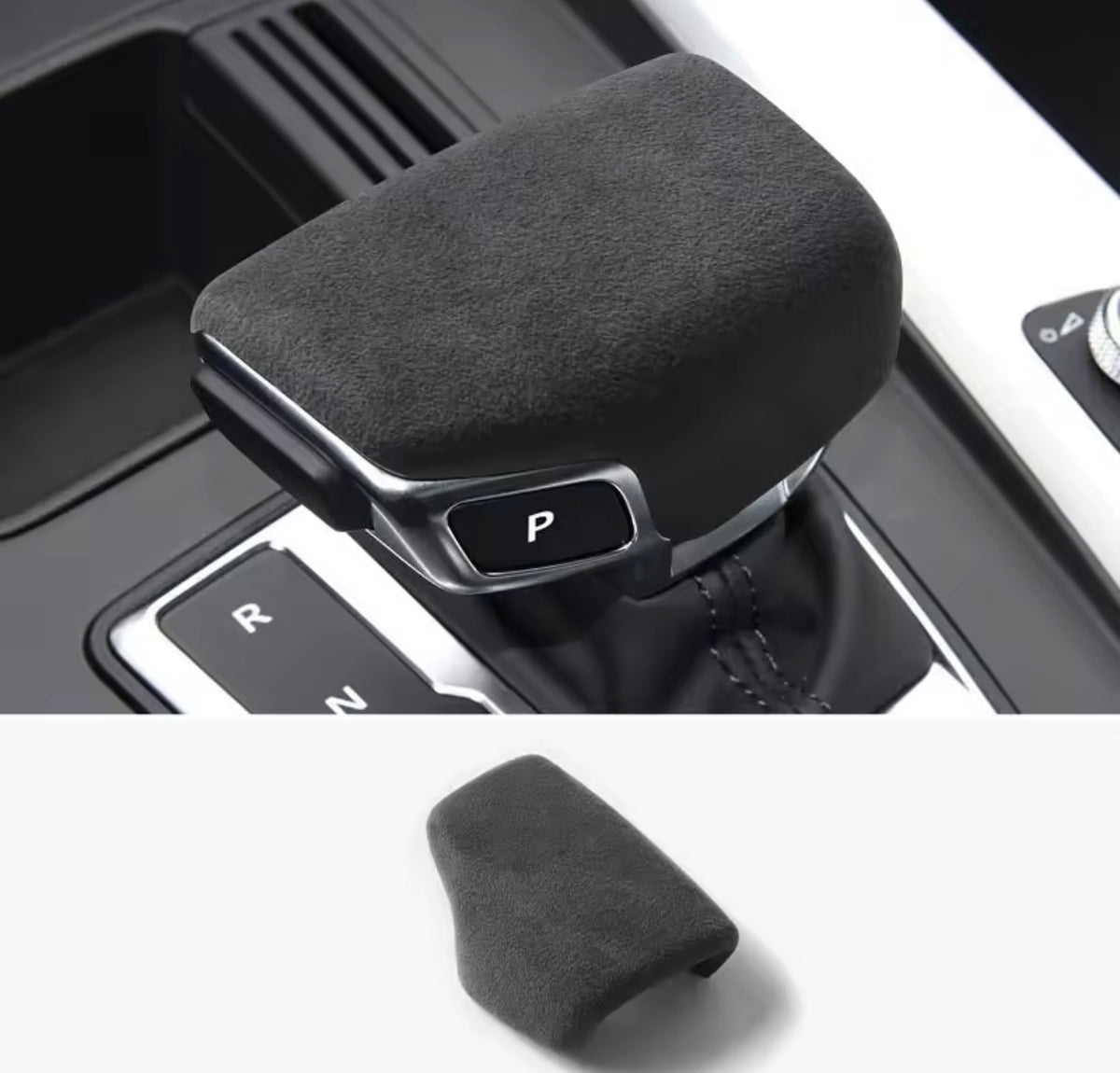 Audi Alcantara Gear Shift Knob Cover Trim