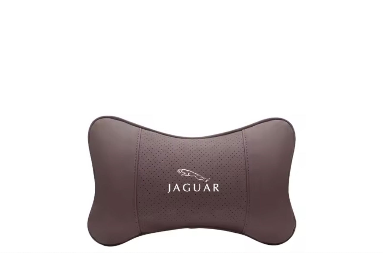 Jaguar Headrest Pillow and Back Support Cushion