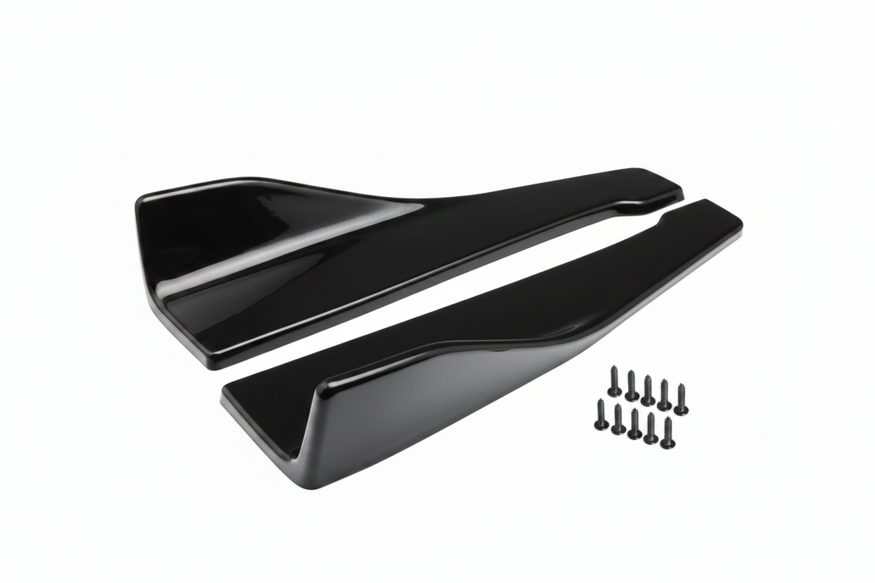 Kia Stinger Gloss Black Rear Bumper Splitter