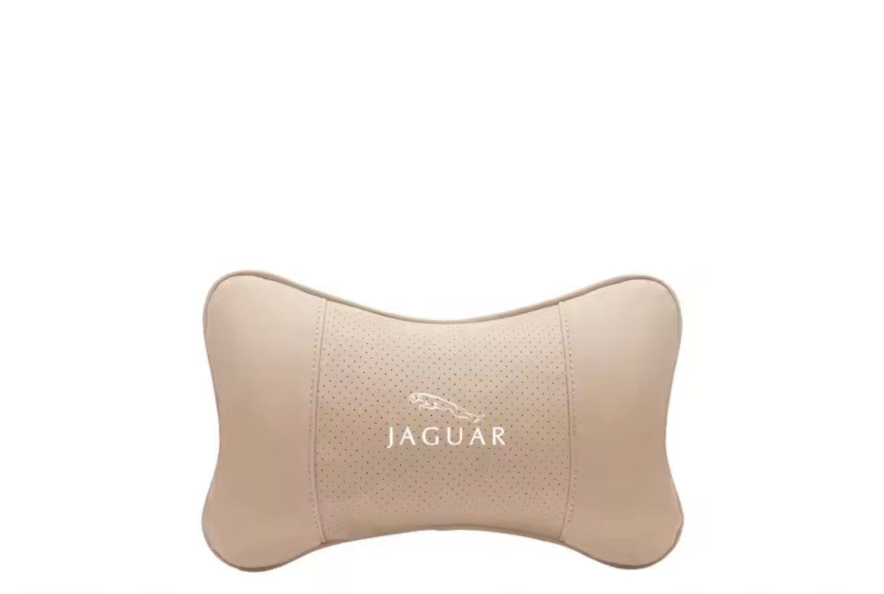 Jaguar Headrest Pillow and Back Support Cushion