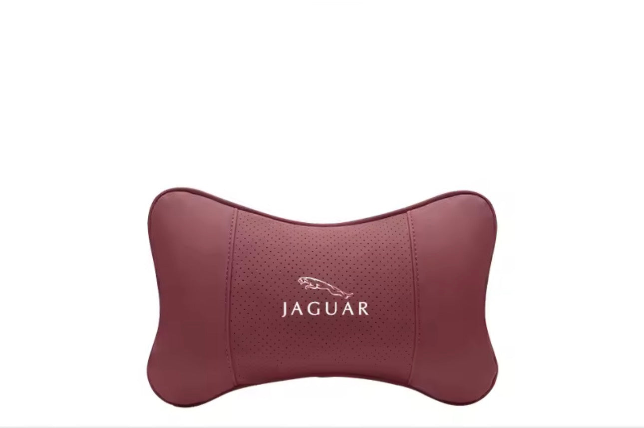 Jaguar Headrest Pillow and Back Support Cushion