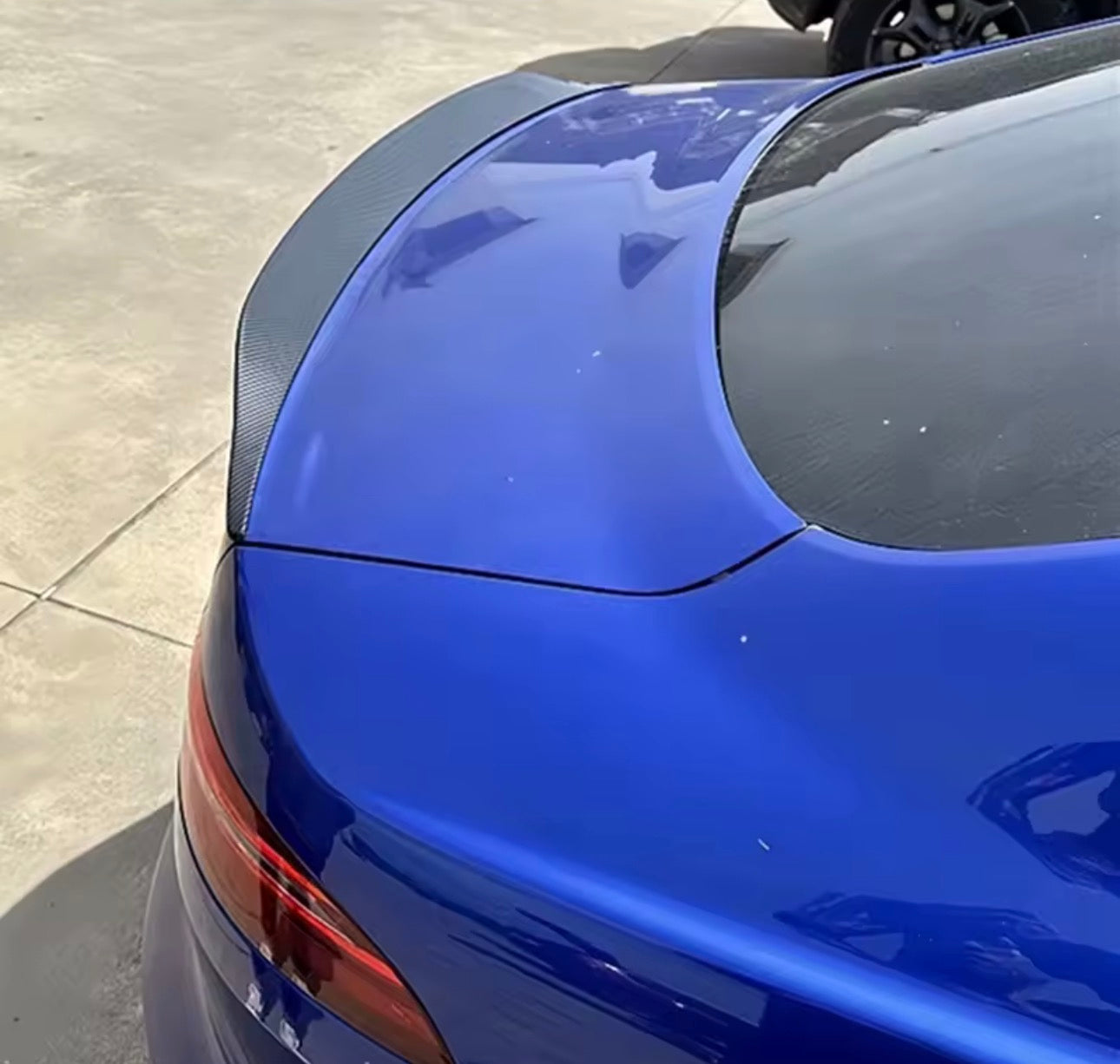 Jaguar XE Gloss Black Boot Spoiler