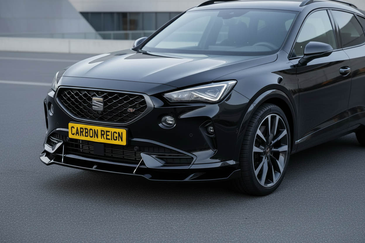 Seat Formentor Gloss Black Front Lip Splitter