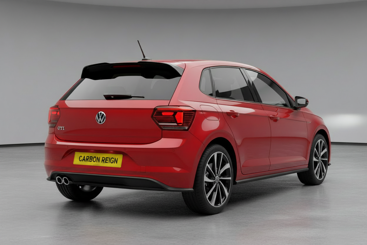 Volkswagen Polo Maxton Style Gloss Black Spoiler