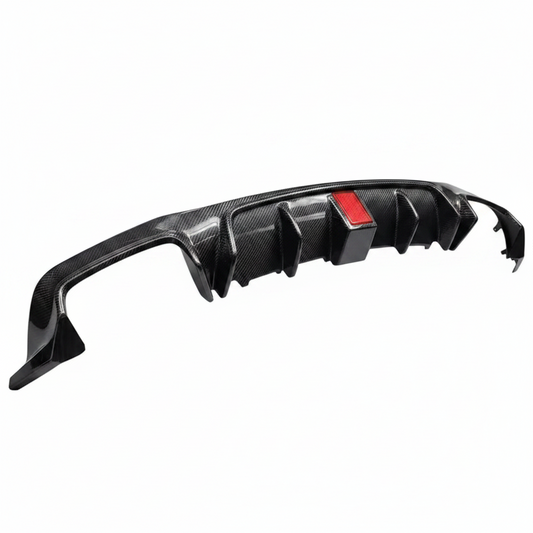 Mercedes E Class Carbon Fiber Rear Bumper Diffuser