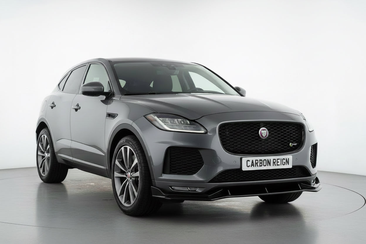 Jaguar E Pace Gloss Black Front Splitter