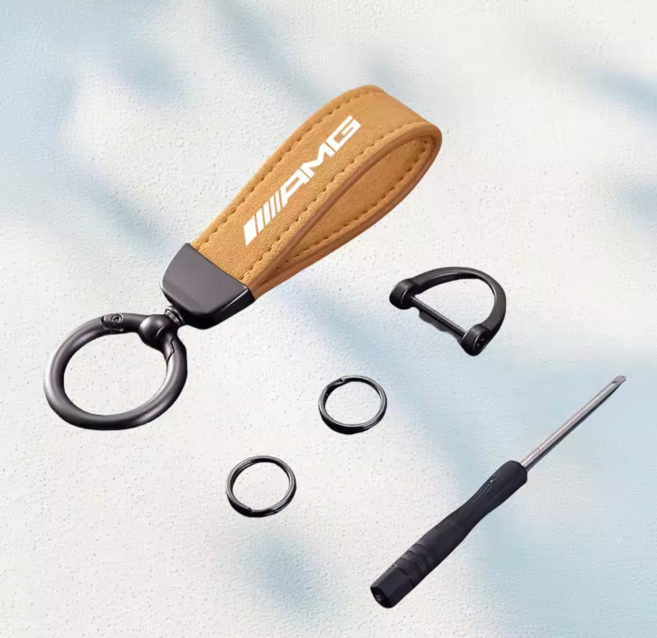 Mercedes-Benz AMG Leather Key Chain