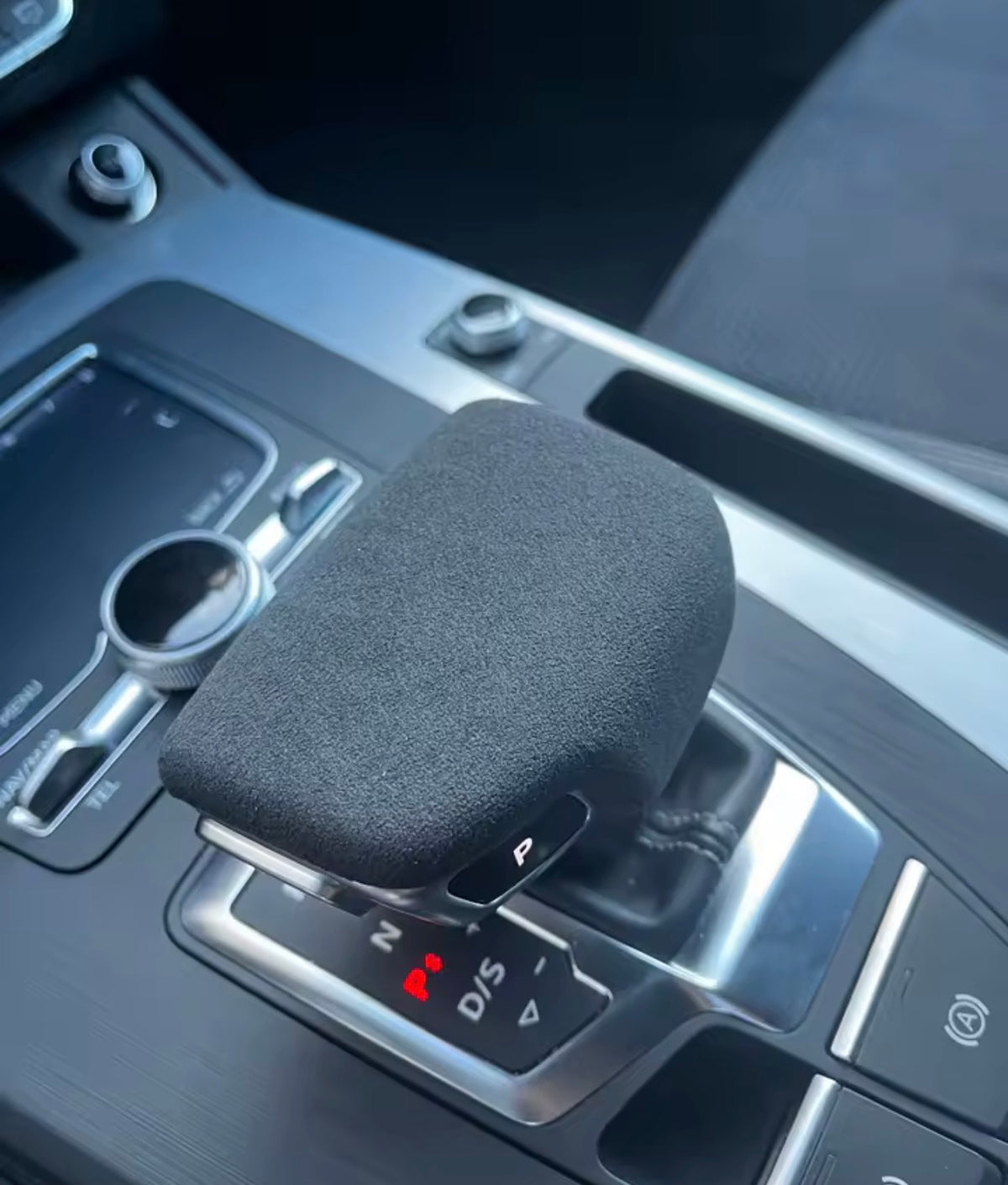 Audi Alcantara Gear Shift Knob Cover Trim