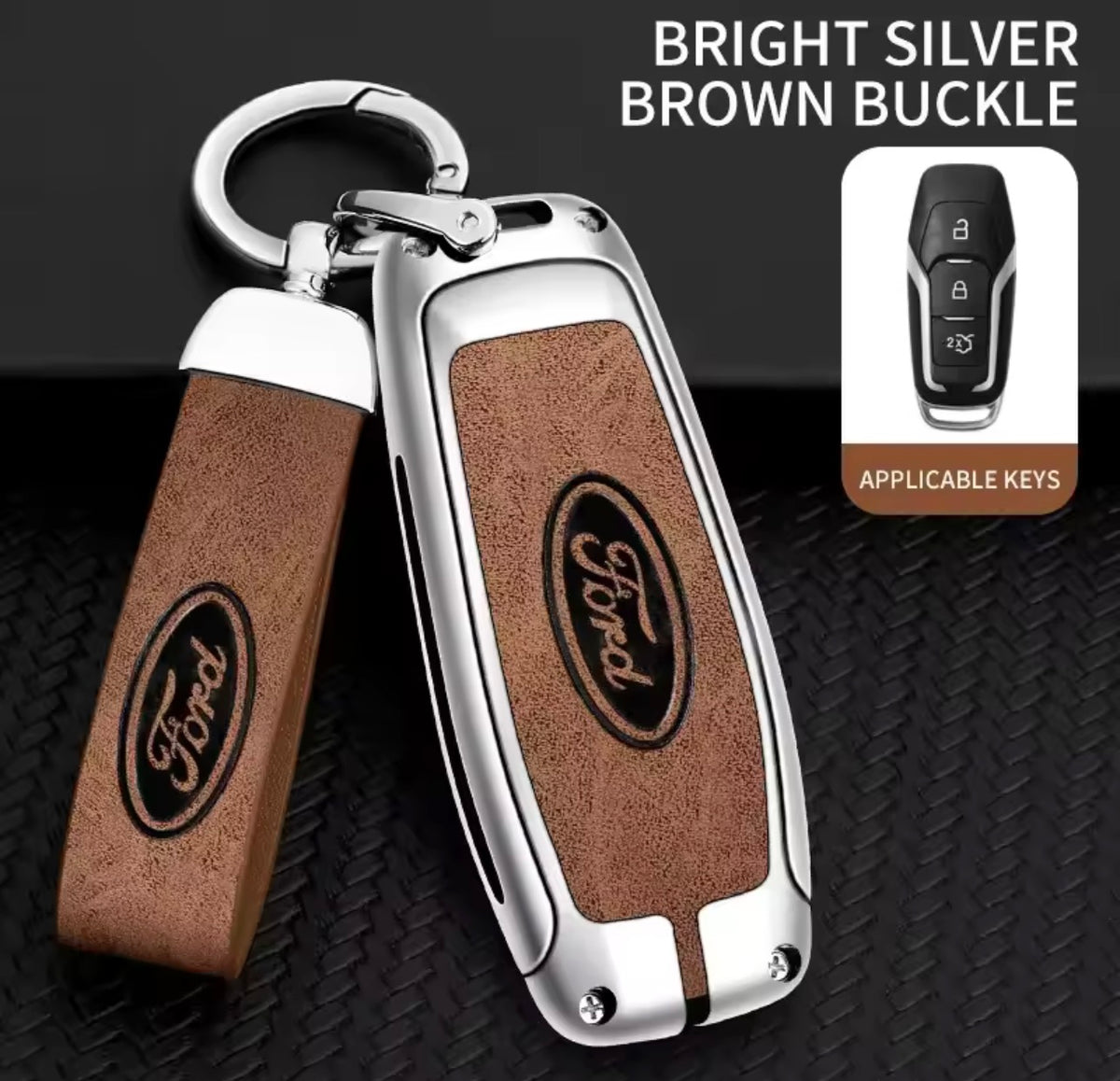 Ford Zinc Alloy Car Key Case Cover | Carbon Reign