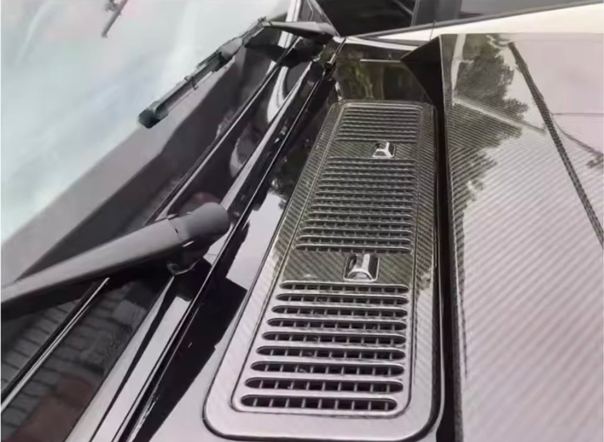BENZ G Class W464 W465 G63 G350D G550 G500 G450D Carbon Fiber Hood Air Vent Decorative Frame
