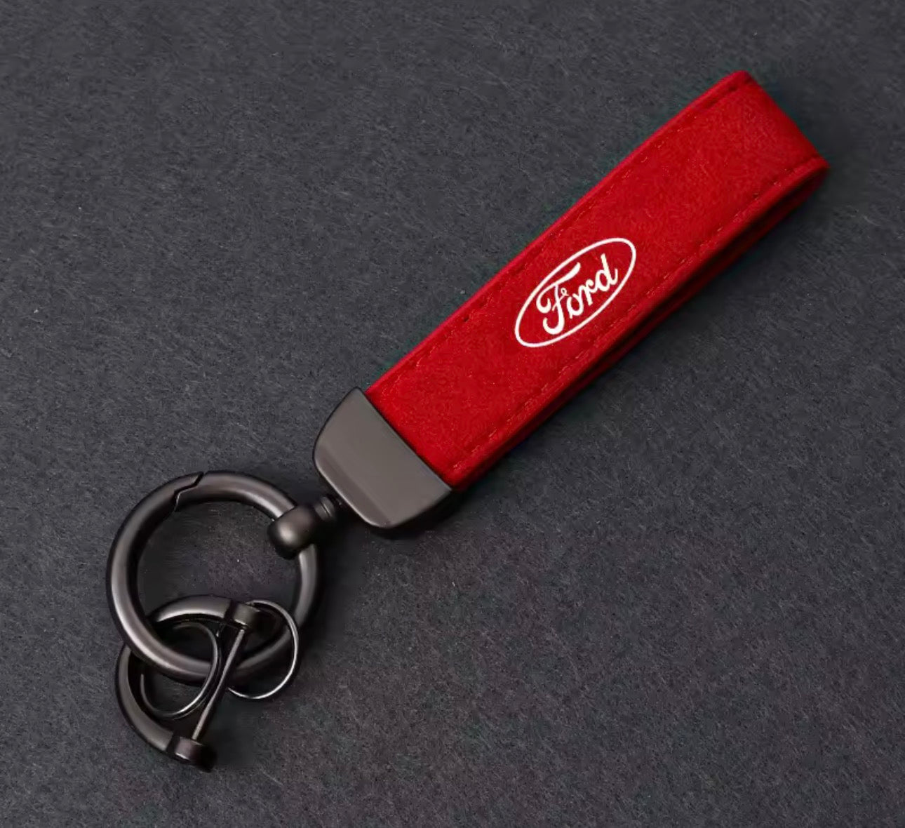 Ford Suede Leather Key Chains