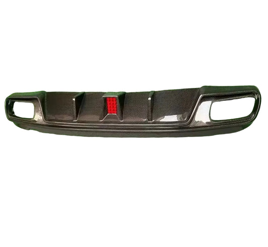 Mercedes GLA Carbon Fiber Rear Diffuser with LED Light