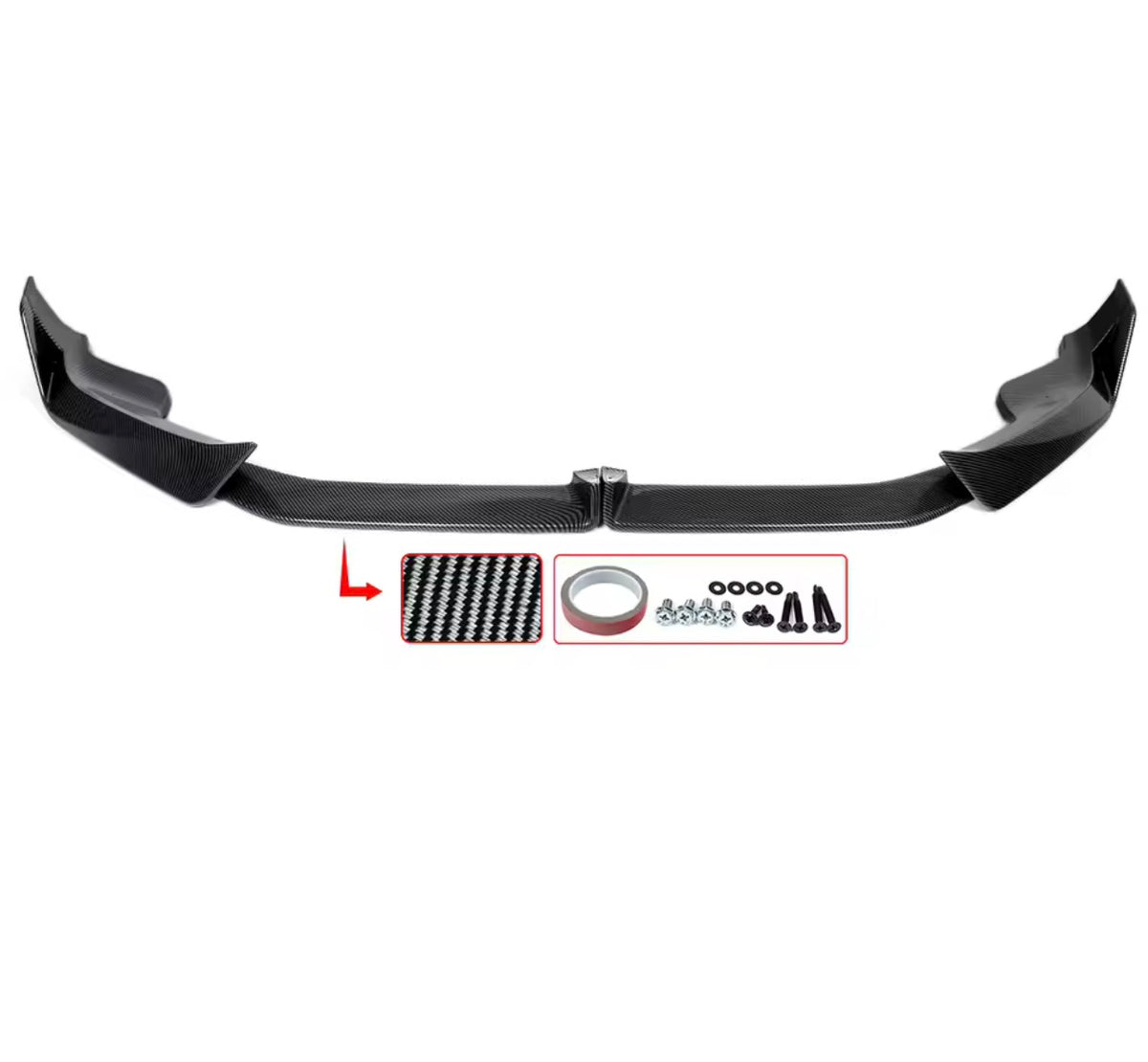 BMW X1 Carbon Fiber Front Bumper Splitter Lip