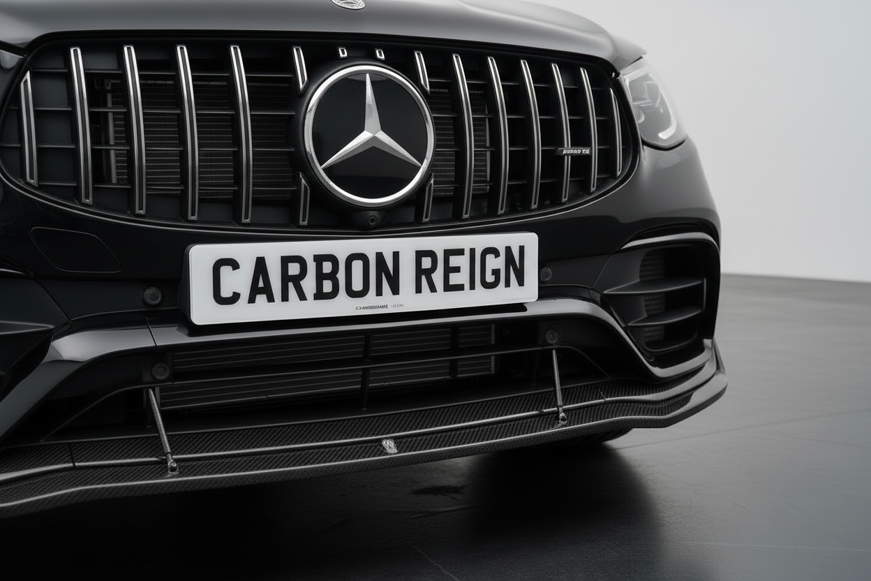 Mercedes GLC Gloss Black Front Lip Splitter