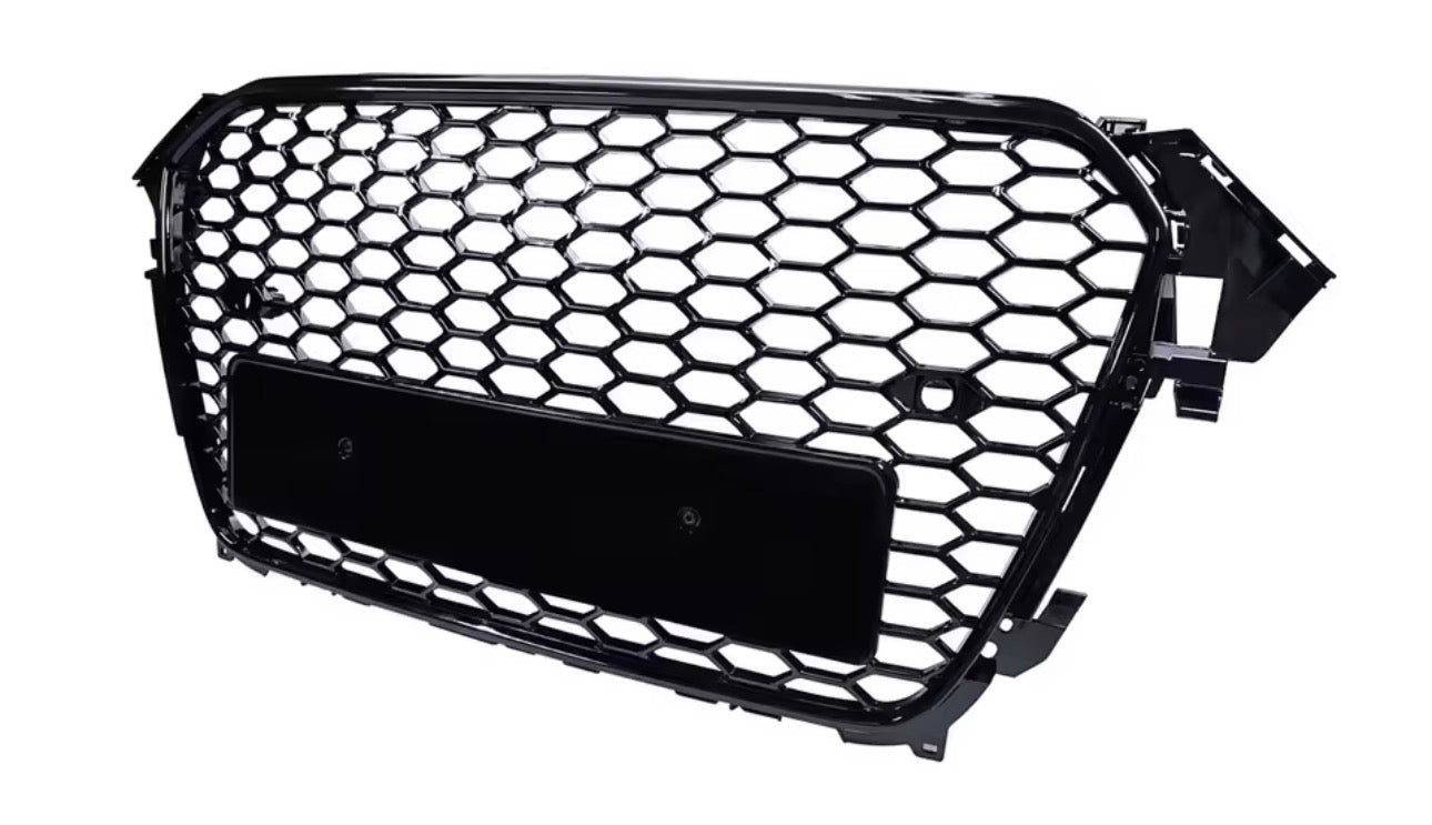 Audi RS4 Gloss Black Honeycomb Grill