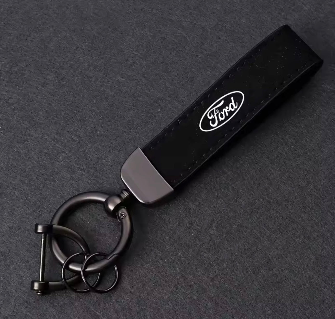 Ford Suede Leather Key Chains