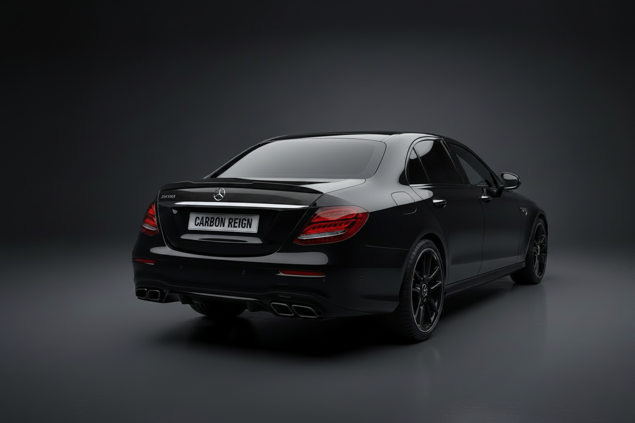 Mercedes E Class Carbon Fiber Rear Spoiler